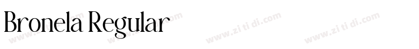 Bronela Regular字体转换 Bronela Regular字体转换